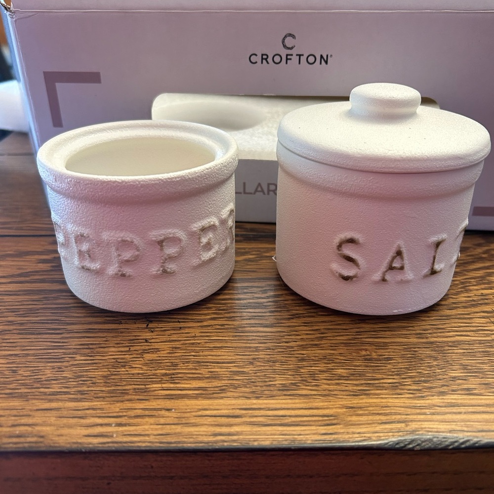 NEW Salt and Pepper Cellars